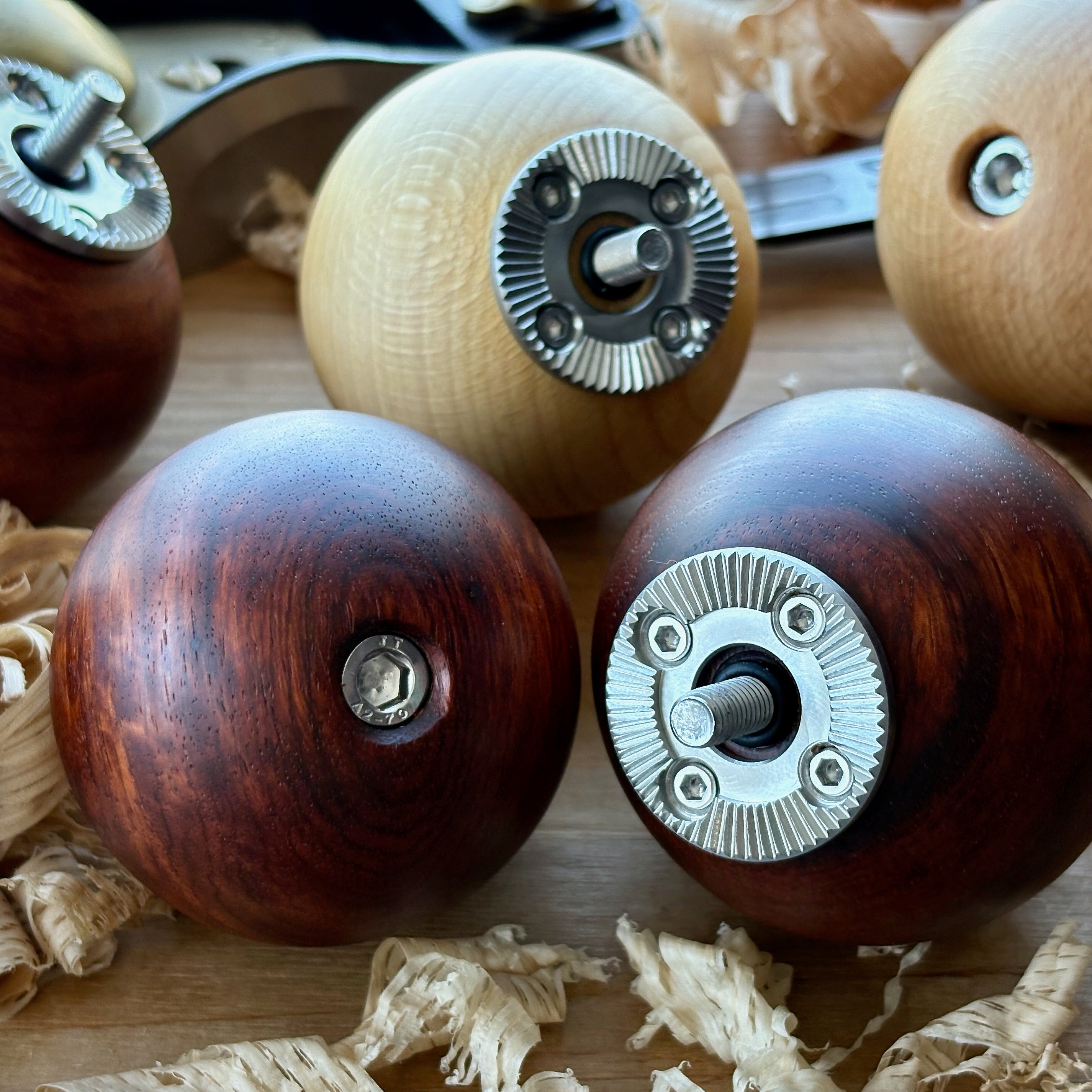 Big Balls Wooden Camera Handles