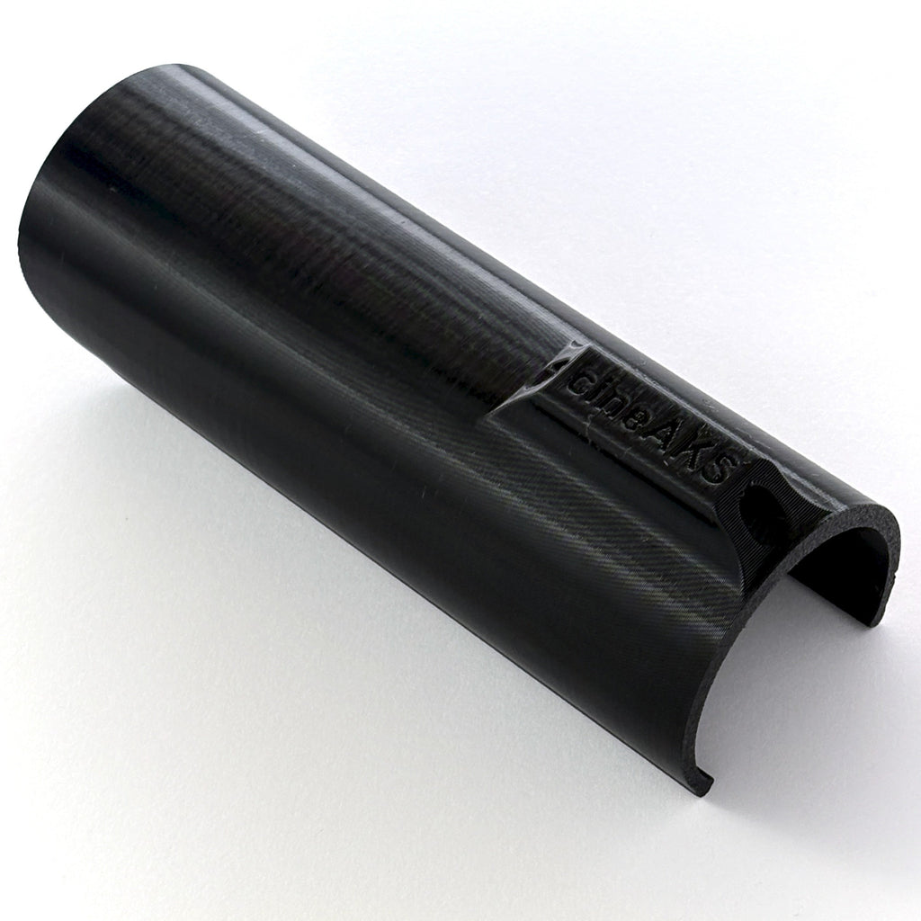 Single black speed clip on a white background