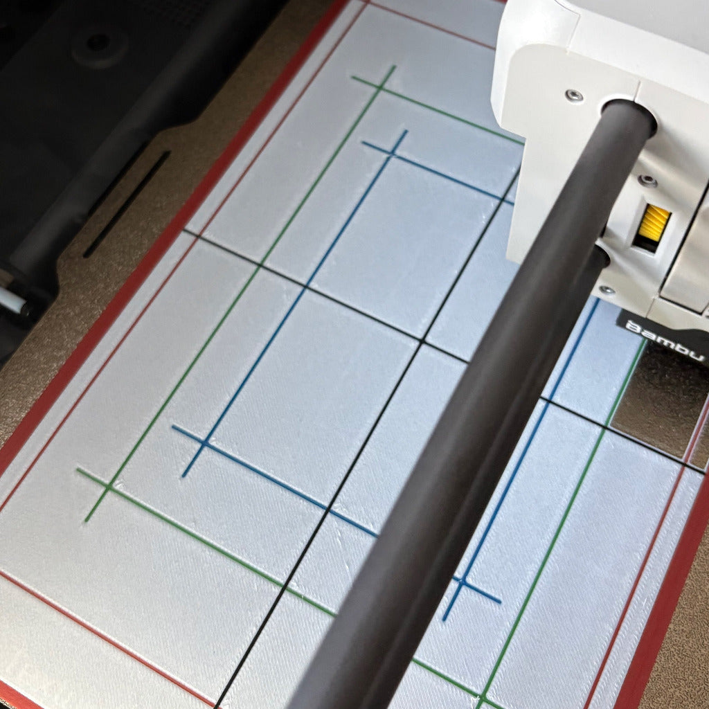 multi color 3d print in progress