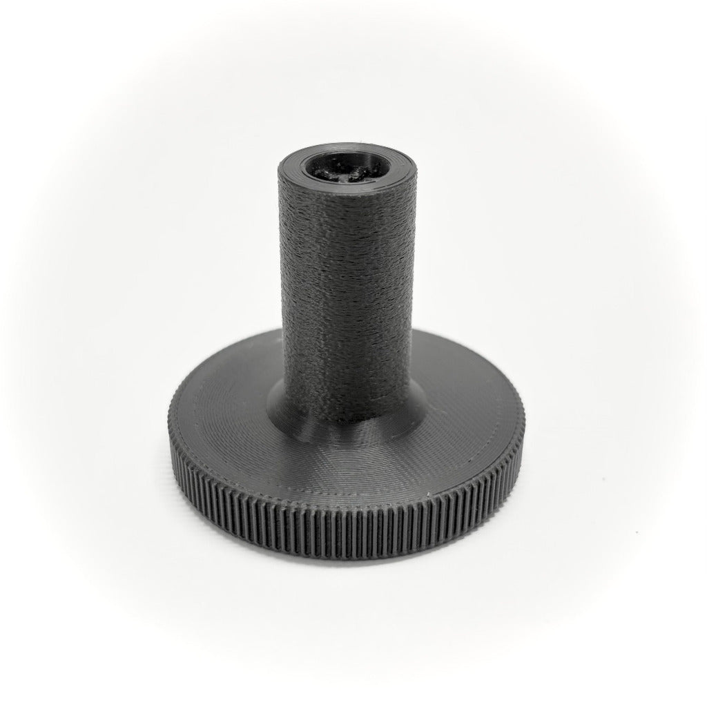 cForce extra offset lens gear side profile showing 34mm offset and 8mm gear thickness, 42mm total depth on a white background