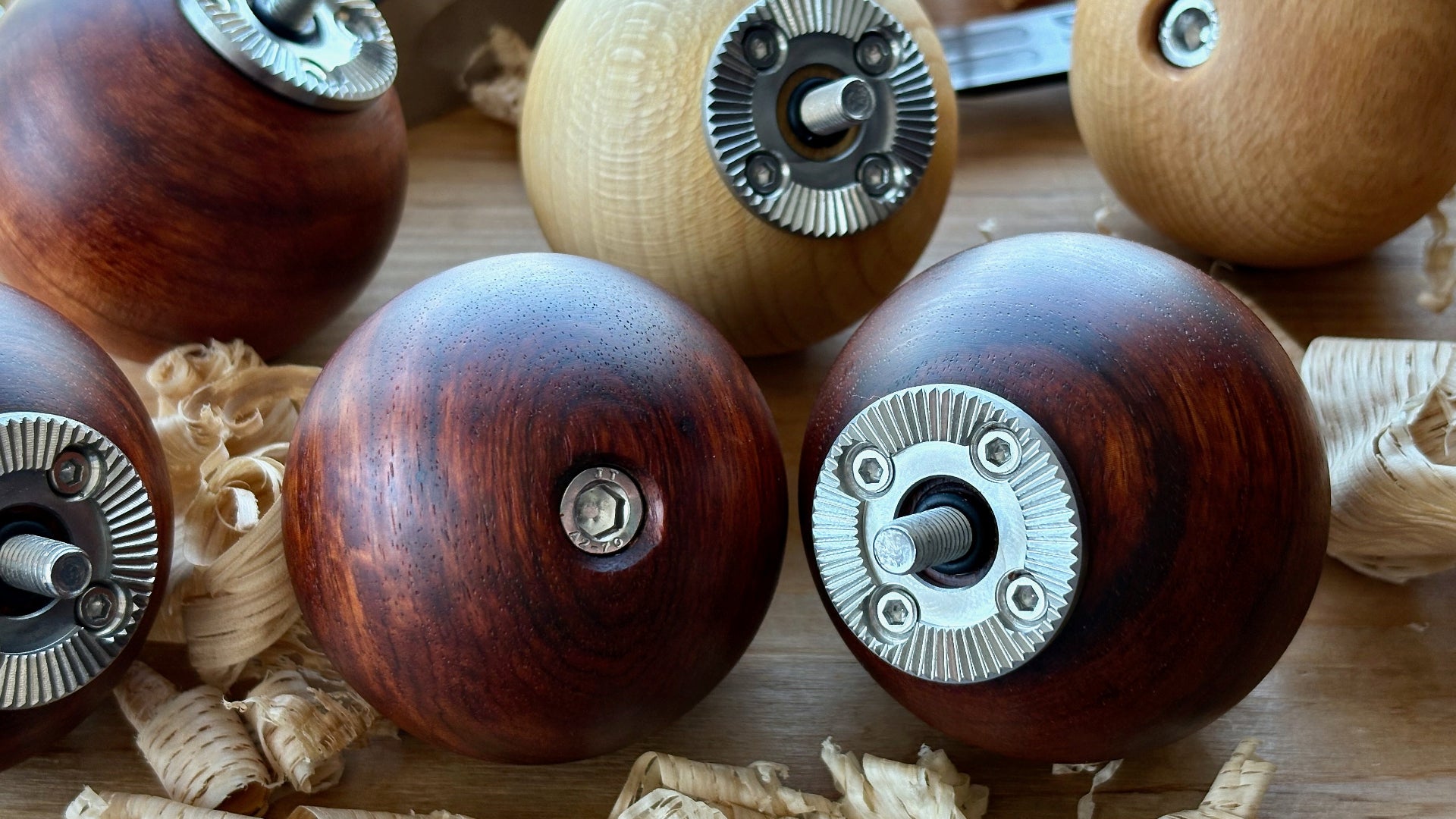 wooden camera handles with arri rosettes