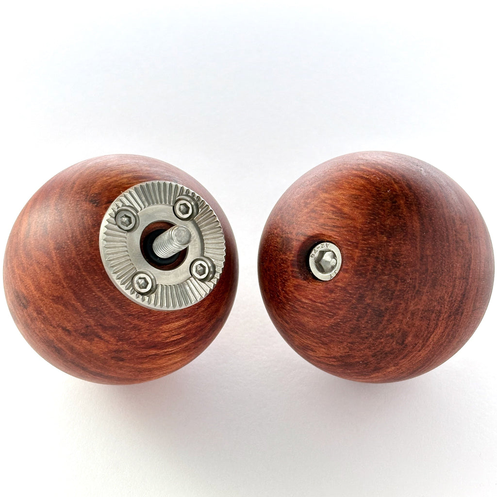 wooden hand grip pair for cine cameras