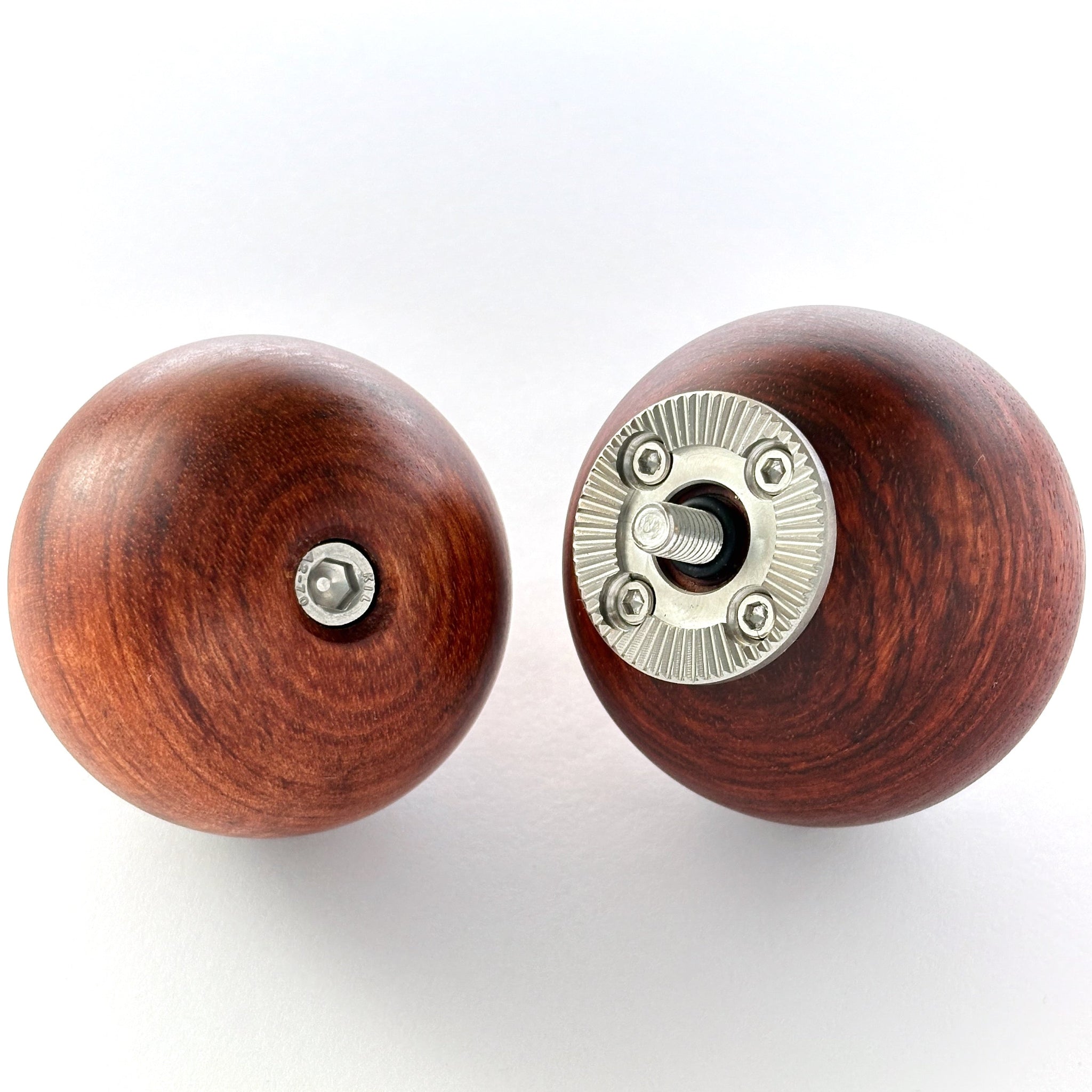 wood camera grip pair ball shaped with arri rosette